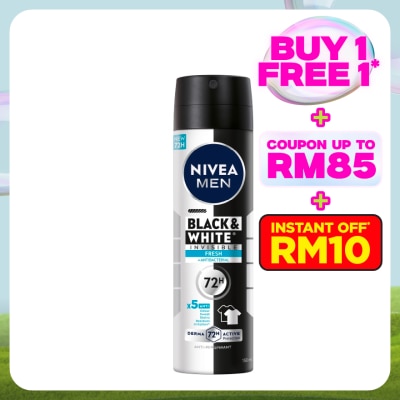 NIVEA FOR MEN Deodorant Black & White Fresh Spray 150ml