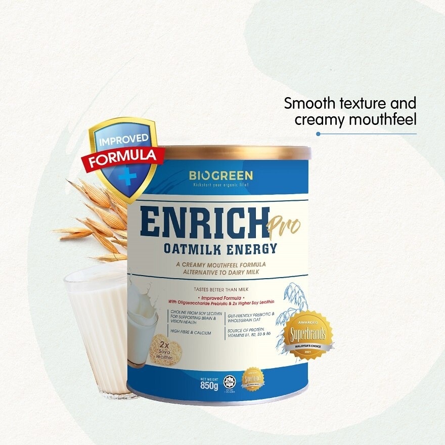 Enrich Pro Oatmilk Energy Powder 850g