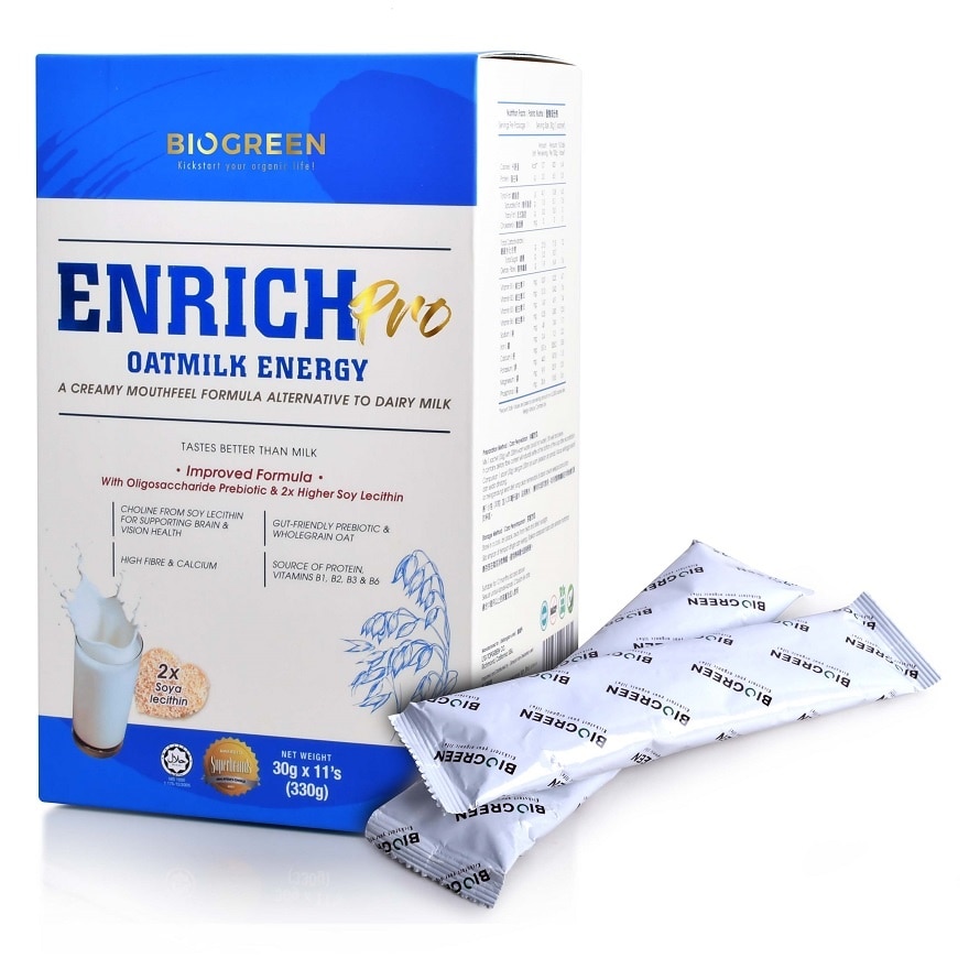 Enrich Pro Oatmilk Energy 30gX11s