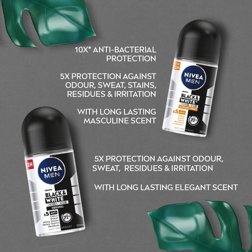Deodorant Black & White Fresh Roll On 50ml