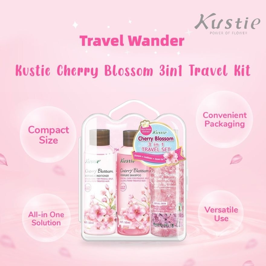 M_KUS CHERRY TRAVEL SET 1'S