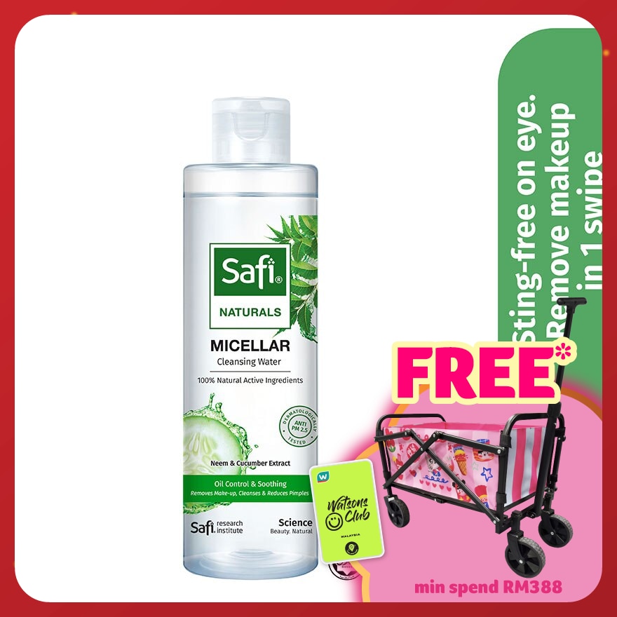 Naturals Micellar Water Neem & Cucumber 200ML