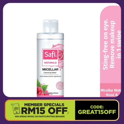 SAFI Naturals Micellar Water Rose & Raspberry 200ML
