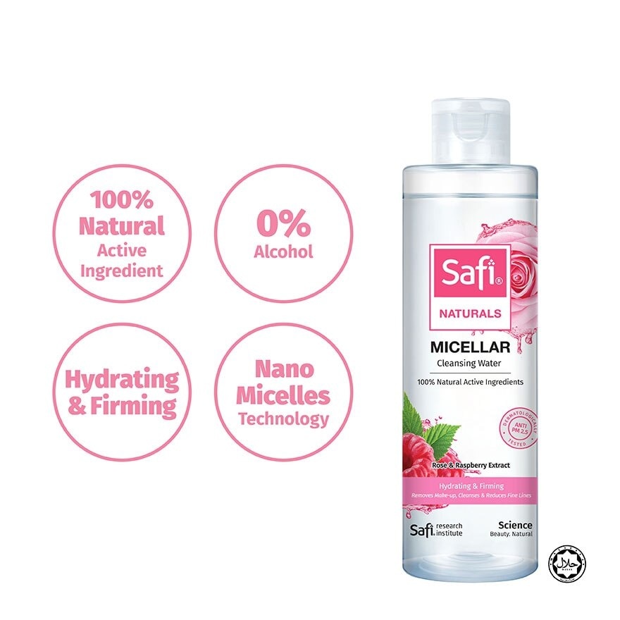 Naturals Micellar Water Rose & Raspberry 200ML