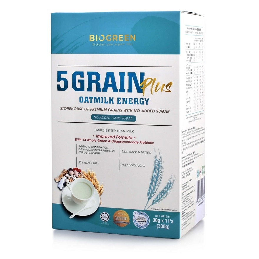 5 Grain Oatmilk Energy 30gX11s