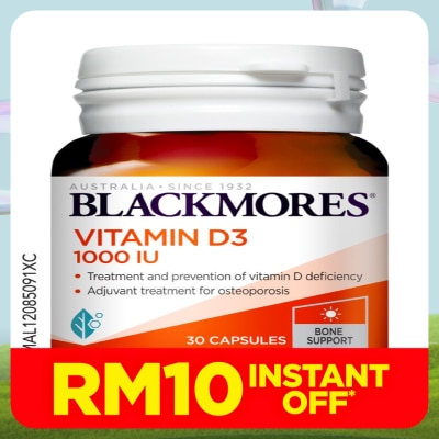 BLACKMORES Vitamin D3 1000IU 30s
