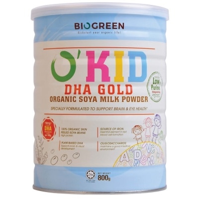 BIOGREEN O'Kid DHA Gold Organic Soymilk Powder 800g
