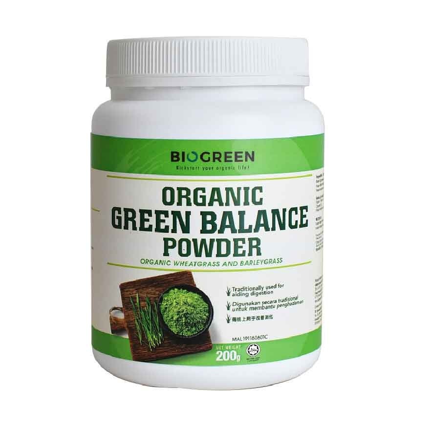 Organic Green Blance Powder 200g