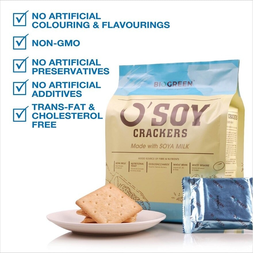 O'Soy Crackers 30gx16packs