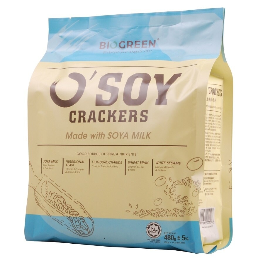 O'Soy Crackers 30gx16packs