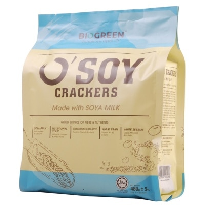 BIOGREEN O'Soy Crackers 30gx16packs