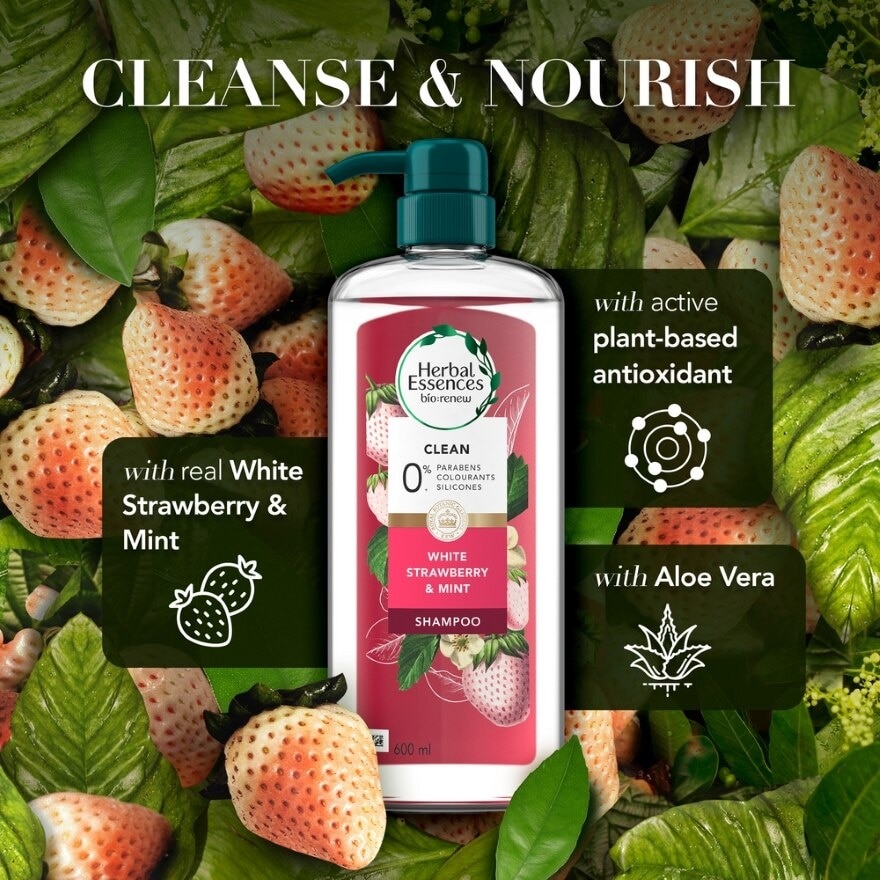 Strawberry & Mint Shampoo 600ML