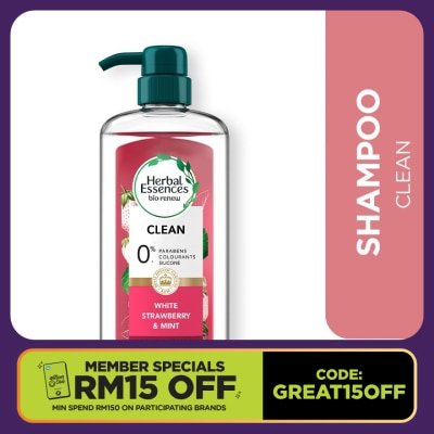 HERBAL ESSENCES Strawberry & Mint Shampoo 600ML