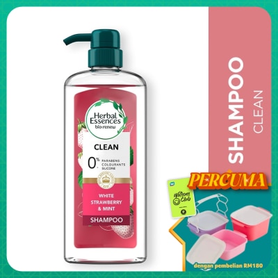 HERBAL ESSENCES - Strawberry & Mint Shampoo 600ML