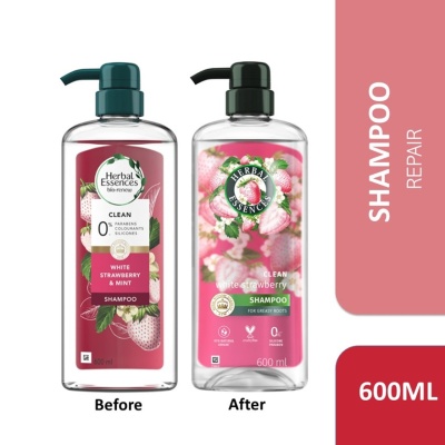 HERBAL ESSENCES - Strawberry & Mint Shampoo 600ML image