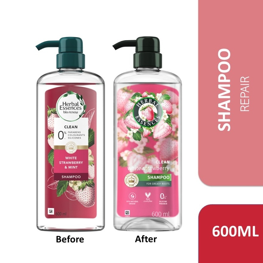 Strawberry & Mint Shampoo 600ML image