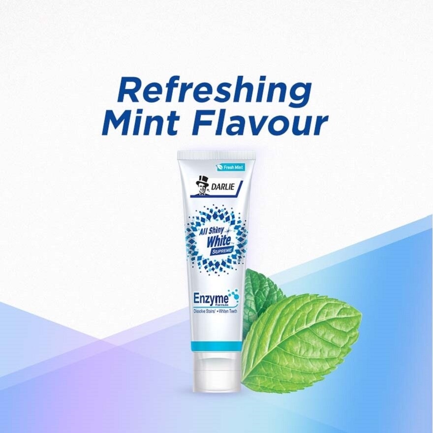 All Shiny White Supreme Enzyme Fresh Mint 120g