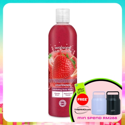 WATSONS - Strawberry Exfoliating Body Wash 410g