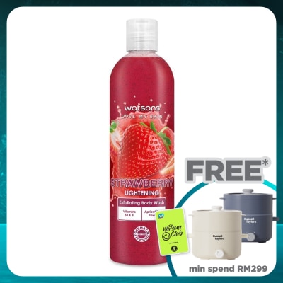 WATSONS Strawberry Exfoliating Body Wash 410g