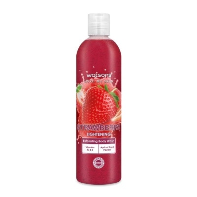 WATSONS Strawberry Exfoliating Body Wash 410g