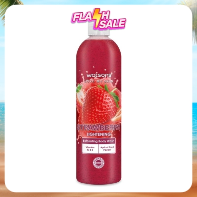 WATSONS - Strawberry Exfoliating Body Wash 410g