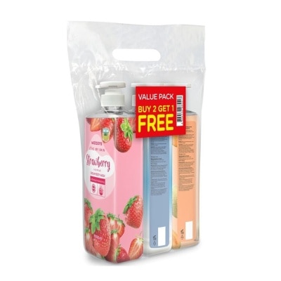 WATSONS Cream Body Wash Bundle Pack 1000ml x 3