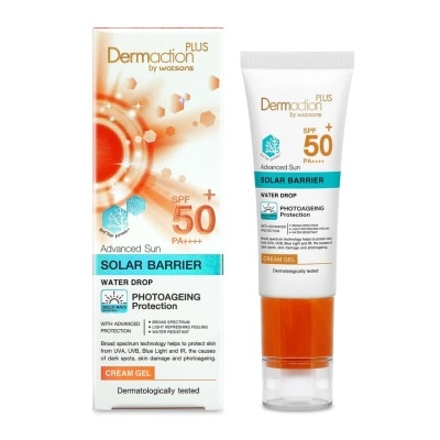 DERMACTION PLUS BY WATSONS Advanced Sun Water Drop Cream Gel SPF50+ 40ml