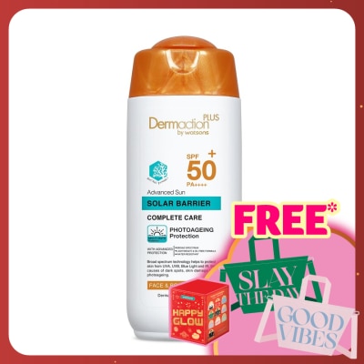 DERMACTION PLUS BY WATSONS Advanced Sun Solar Barrier Face & Body Lotion SPF50+ PA++++ (Reef Safe) 150ml
