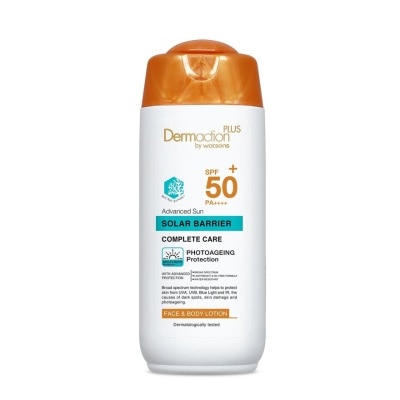 DERMACTION PLUS BY WATSONS Advanced Sun Face & Body Lotion SPF50+ 150ml