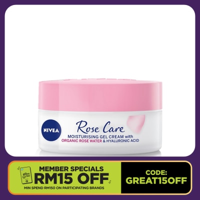NIVEA Rose Care Moisturising Gel Cream 50ml