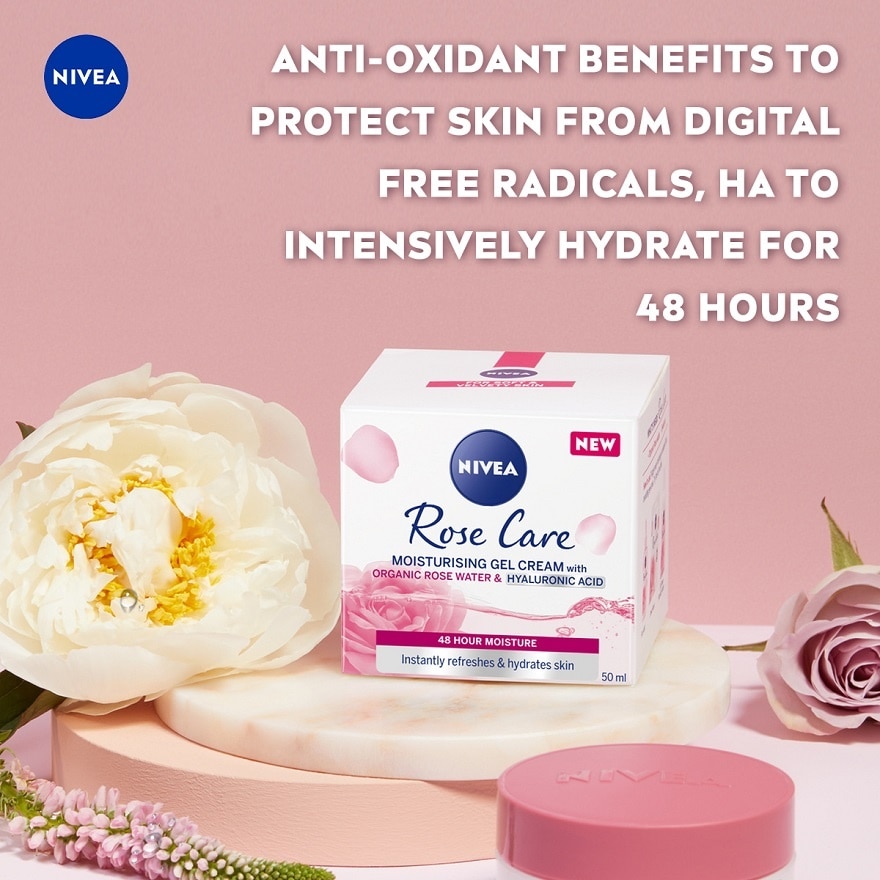 Rose Care Moisturising Gel Cream 50ml