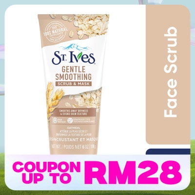 ST IVES Nourished & Smooth Oatmeal Scrub + Mask 170g