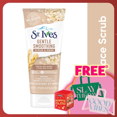 ST IVES Nourished & Smooth Oatmeal Scrub + Mask 170g