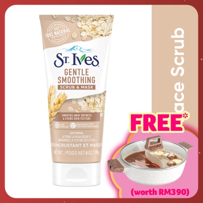 ST IVES Nourished & Smooth Oatmeal Scrub + Mask 170g