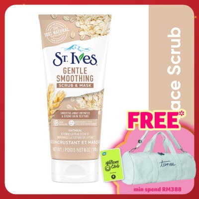 ST IVES Nourished & Smooth Oatmeal Scrub + Mask 170g