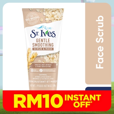 ST IVES Nourished & Smooth Oatmeal Scrub + Mask 170g