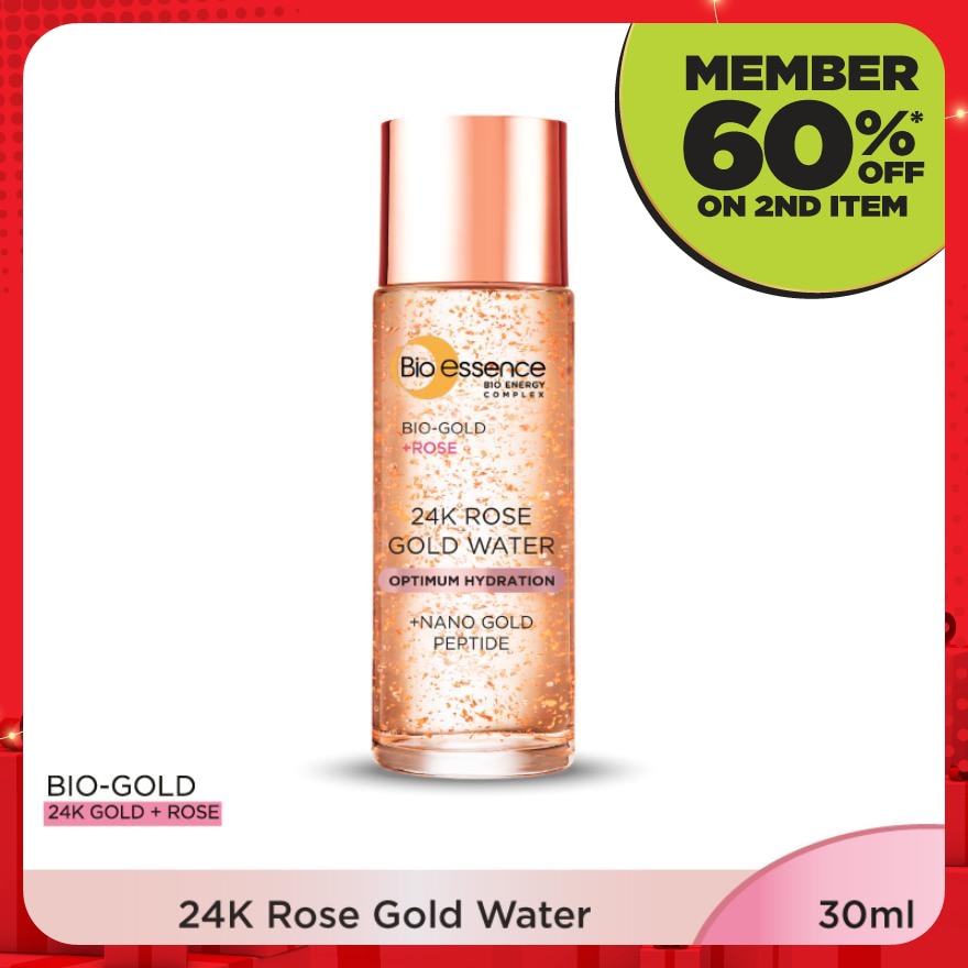 24K BG Gold Rose Water 30ml