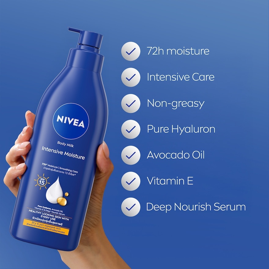 Intensive Moisture Body Milk Lotion SPF15 350ml