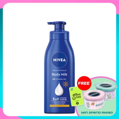 NIVEA Intensive Moisture Body Milk Lotion SPF15 350ml