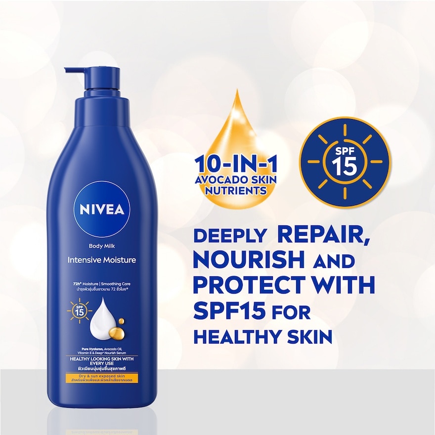 Intensive Moisture Body Milk Lotion SPF15 350ml