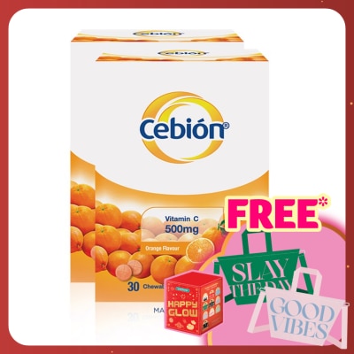 CEBION Chewable Vitamin C 500mg 2 x 30's