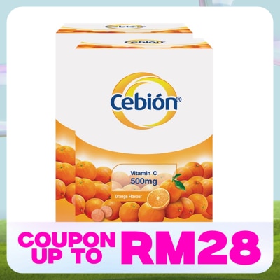 CEBION Chewable Vitamin C 500mg 2 x 30's