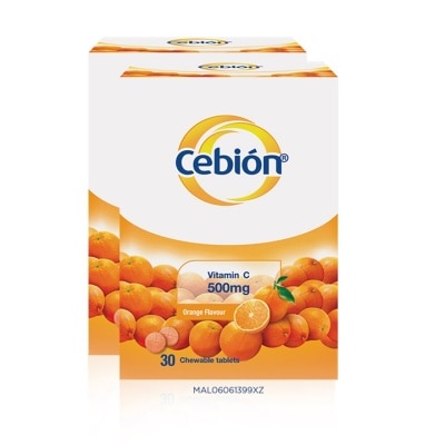 CEBION Chewable Vitamin C 500mg 2 x 30's