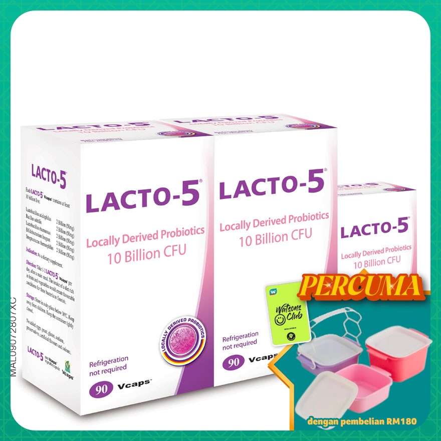 Lacto-5 2 x 90's + 30's