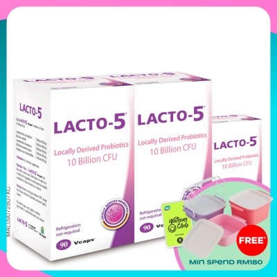 TOTAL HEALTH Lacto-5 2 x 90's + 30's