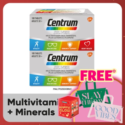 CENTRUM Silver Multivit-Multimin + Lut & Lyc 2X100s