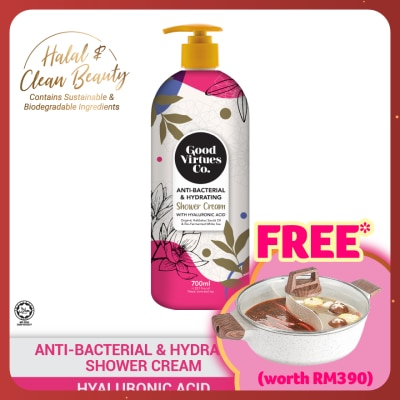 GOOD VIRTUES CO Anti-Bacterial & Hydrating Shower Cream 700ml