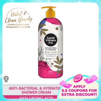 GOOD VIRTUES CO - Anti-Bacterial & Hydrating Shower Cream With Hyaluronic Acid 700ml