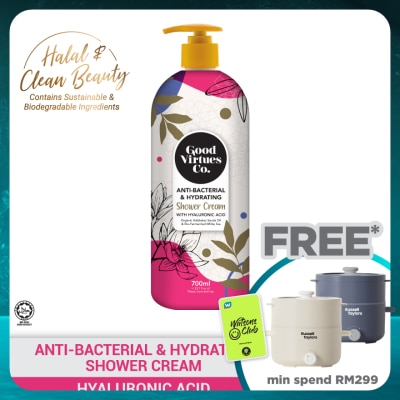GOOD VIRTUES CO Anti-Bacterial & Hydrating Shower Cream 700ml
