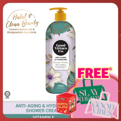 GOOD VIRTUES CO Anti-Aging & Hydrating Shower Cream With Vitamin E 700ml